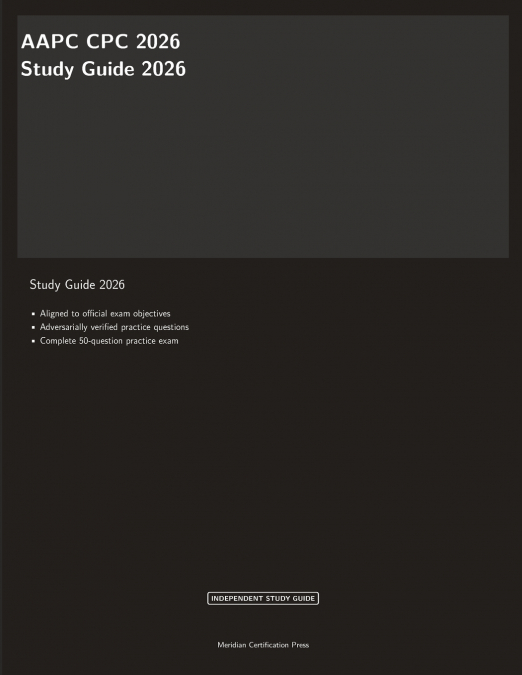 AAPC CPC 2026 Study Guide