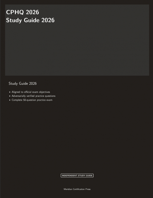 CPHQ 2026 Study Guide