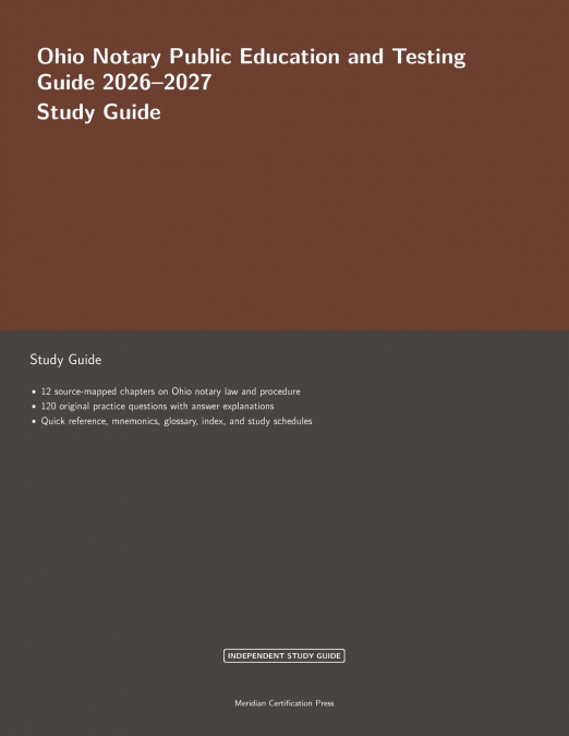 Ohio Notary Public Education and Testing Guide 2026-2027