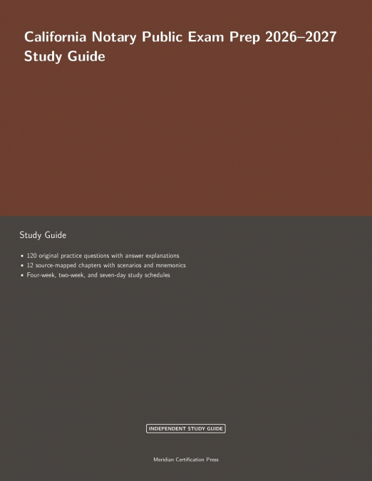 California Notary Public Exam Prep 2026-2027