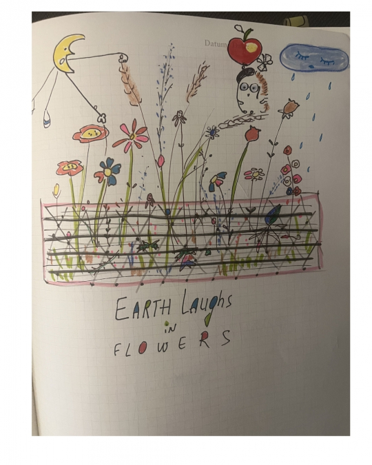 The Earth Laughs in flowers