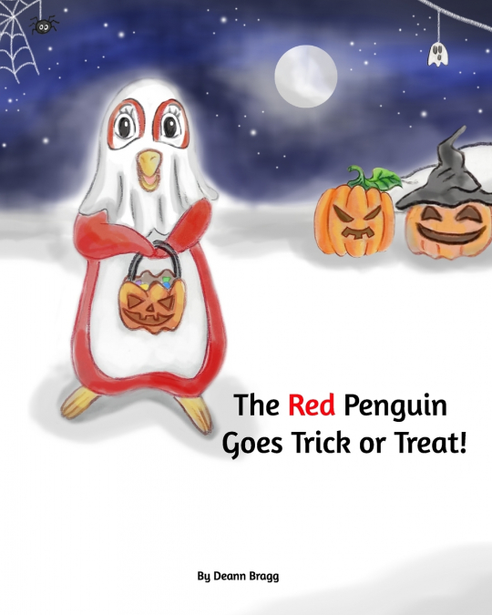 The Red Penguin Goes Trick or Treat!