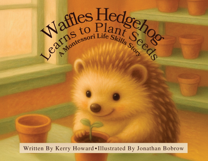 Waffles Hedgehog Learns to Plant Seeds