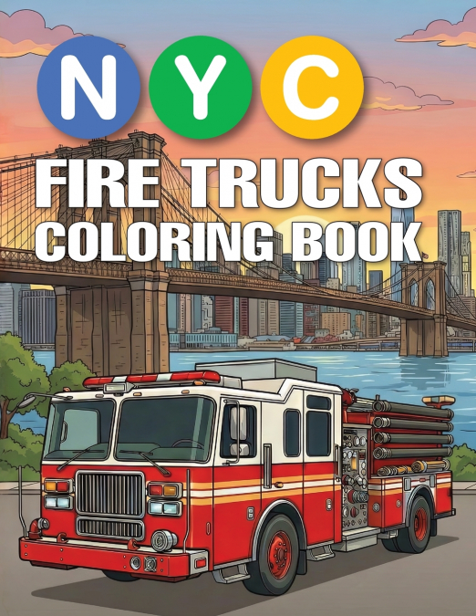 NYC Fire Trucks Coloring Book
