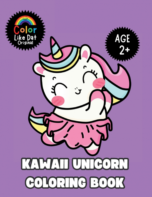 Kawaii Unicorn Coloring Book
