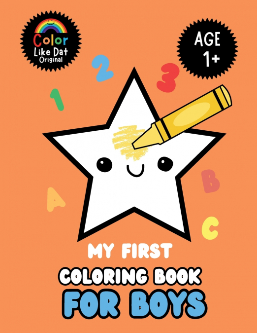 My First Coloring Book For Boys