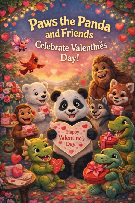 Paws the Panda and Friends Celebrate Valentine’s Day