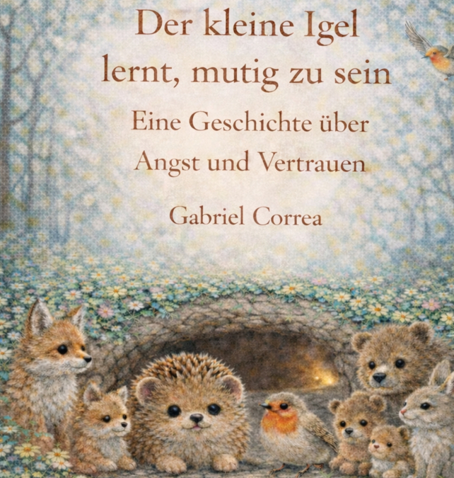 Der kleine Igel lernt, mutig zu sein