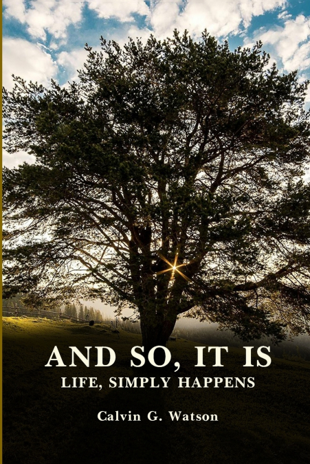 AND SO, IT IS