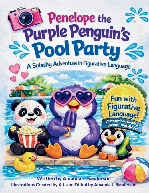 Penelope the Purple Penguin’s Pool Party