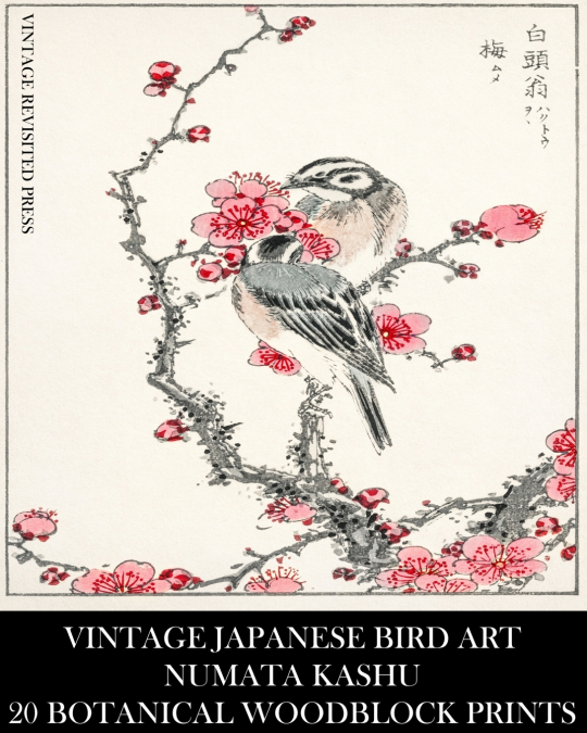Vintage Japanese Bird Art