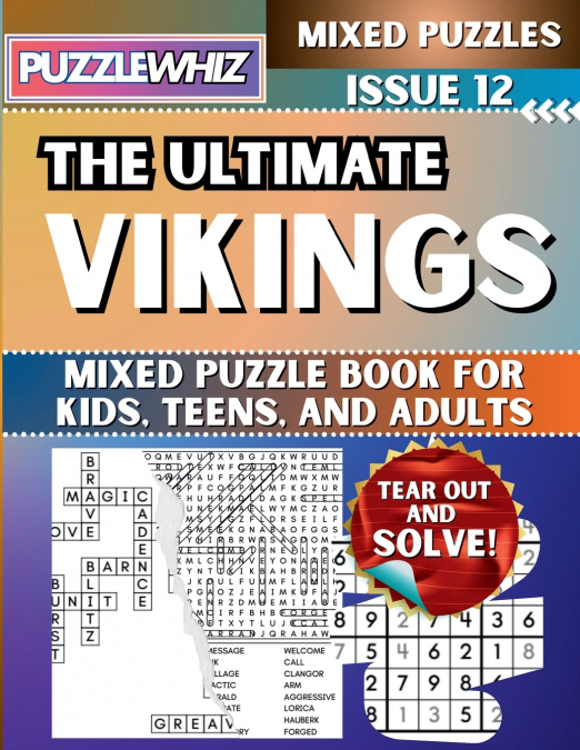 The Ultimate Vikings Mixed Puzzle Book for Kids, Teens, and Adults
