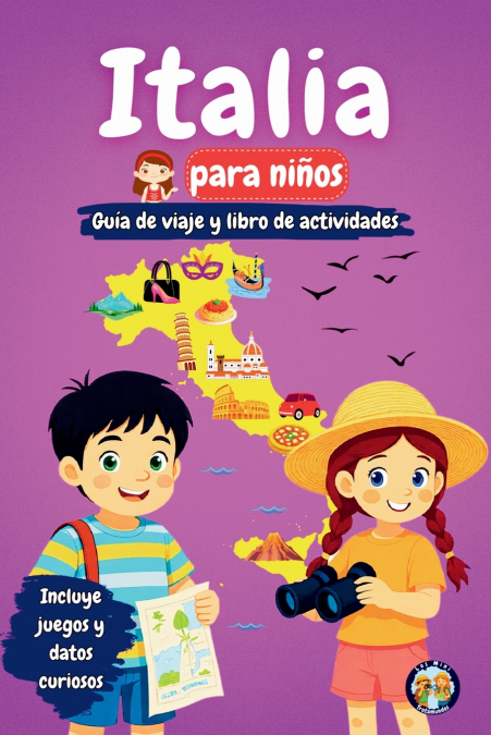 Italia para niños - Guía de viaje y libro de actividades
