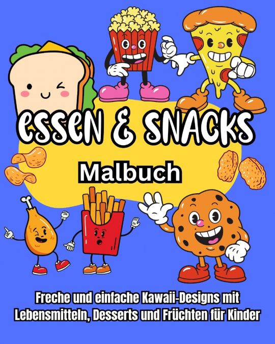 Essen und Snacks Malbuch