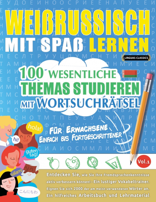 WEISSRUSSISCH MIT SPAß LERNEN - FÜR ERWACHSENE