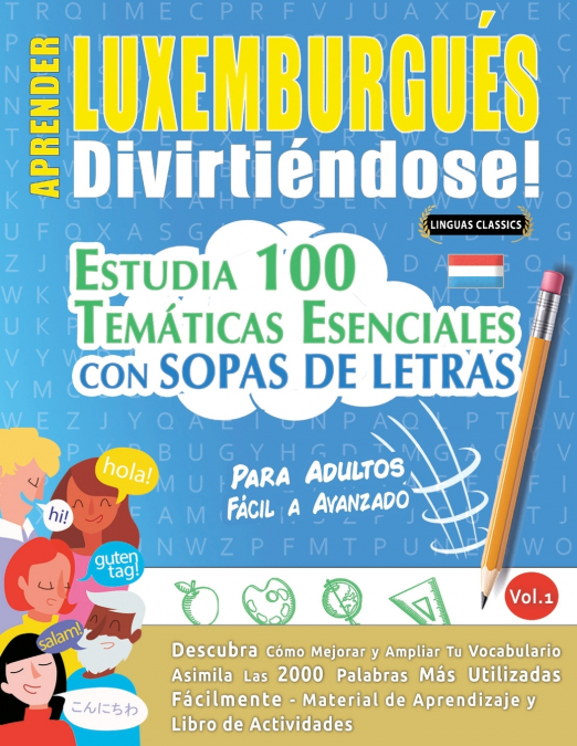 APRENDER LUXEMBURGUÉS DIVIRTIÉNDOSE! - PARA ADULTOS
