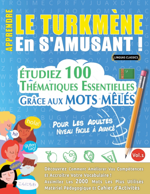 APPRENDRE LE TURKMÈNE EN S’AMUSANT - POUR LES ADULTES