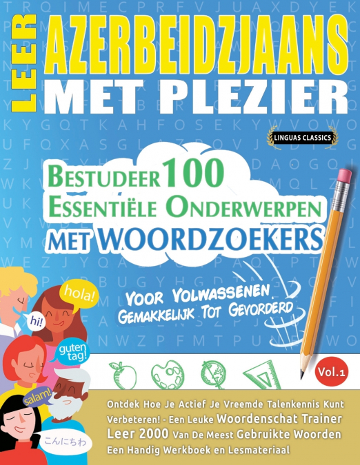 LEER AZERBEIDZJAANS MET PLEZIER - VOOR VOLWASSENEN