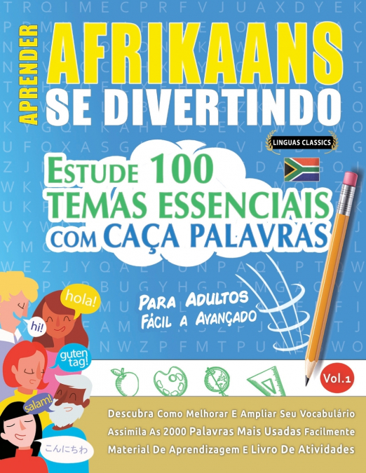 APRENDER AFRIKAANS SE DIVERTINDO! - PARA ADULTOS