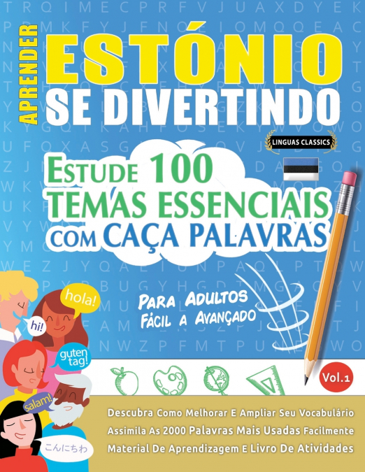 APRENDER ESTÓNIO SE DIVERTINDO! - PARA ADULTOS
