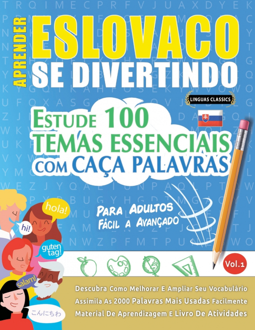 APRENDER ESLOVACO SE DIVERTINDO! - PARA ADULTOS