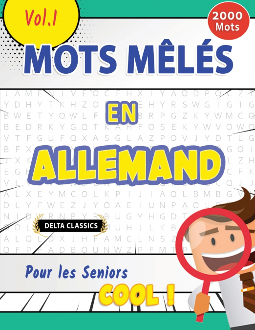 MOTS MÊLÉS EN ALLEMAND POUR LES SENIORS - COOL ! VOL.1 - DELTA CLASSICS