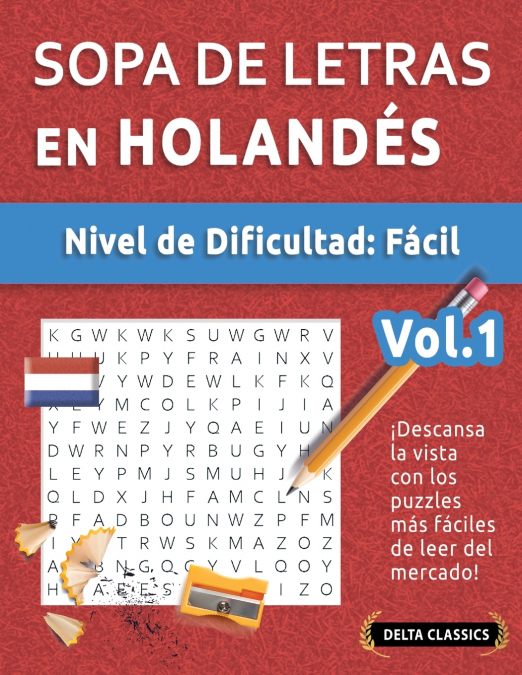 SOPA DE LETRAS EN HOLANDÉS - NIVEL DE DIFICULTAD