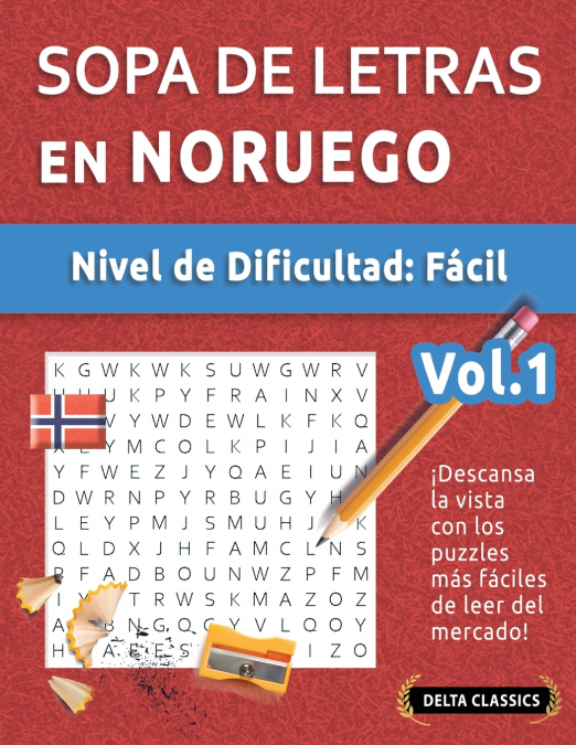 SOPA DE LETRAS EN NORUEGO - NIVEL DE DIFICULTAD