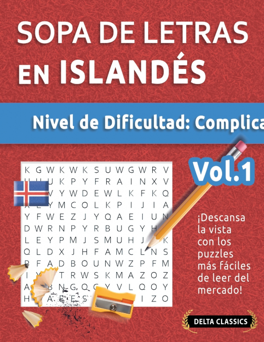 SOPA DE LETRAS EN ISLANDÉS - NIVEL DE DIFICULTAD