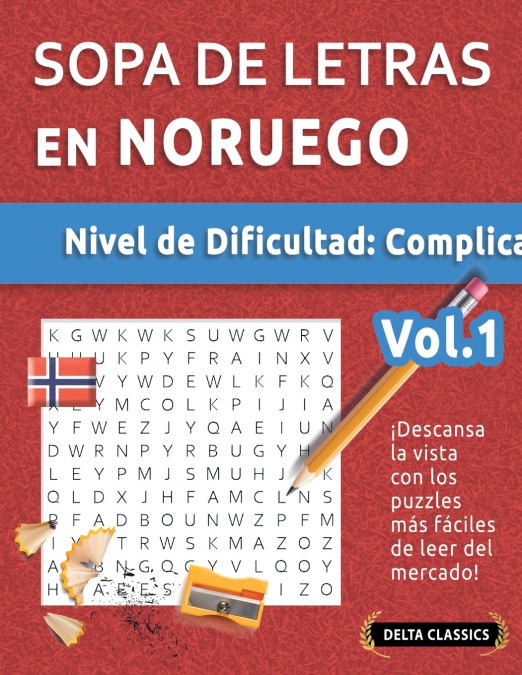 SOPA DE LETRAS EN NORUEGO - NIVEL DE DIFICULTAD