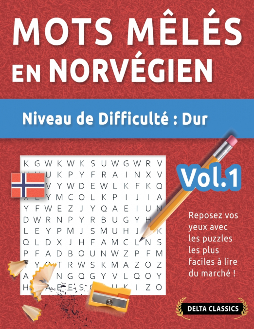 MOTS MÊLÉS EN NORVÉGIEN - NIVEAU DE DIFFICULTÉ