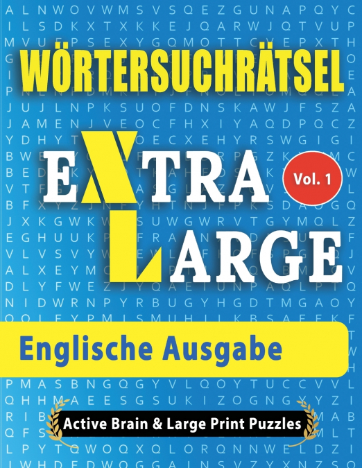 Wörtersuchrätsel - Englische Ausgabe