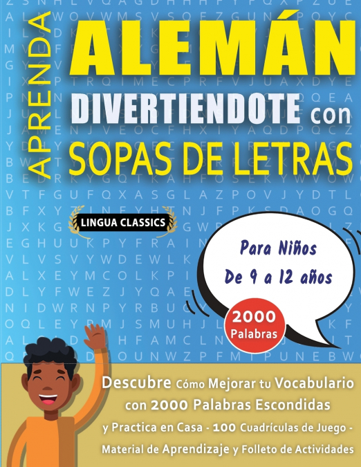 SOPA DE LETRAS CON LETRA GRANDE PARA ADULTOS EN ALEMÁN - Crucigramas Delta -  Los Rompecabezas más Grandes del Mercado Para Adultos y Mayores - Busca 2000 Palabras Escondidas Hábilmente - Diviértete c
