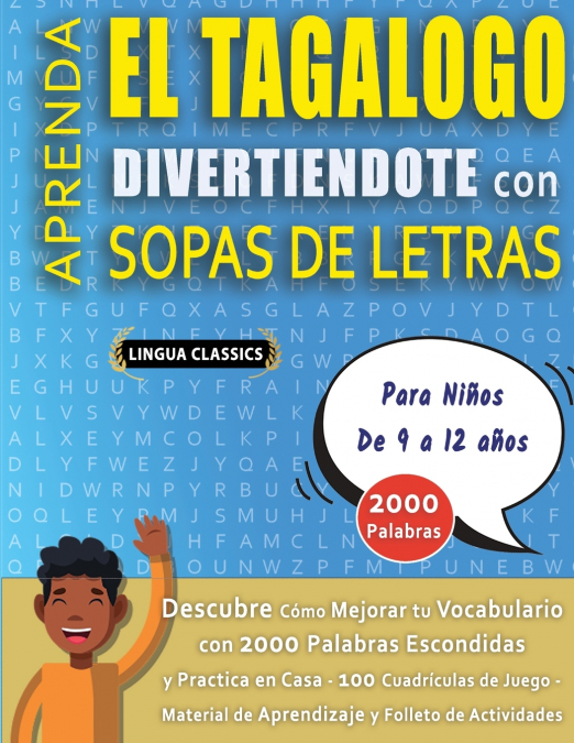 SOPA DE LETRAS CON LETRA GRANDE PARA ADULTOS EN TAGALO - Crucigramas Delta -  Los Rompecabezas más Grandes del Mercado Para Adultos y Mayores - Busca 2000 Palabras Escondidas Hábilmente - Diviértete c