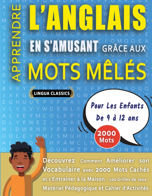 MOTS MÊLÉS GROS CARACTÈRES POUR ADULTES EN ANGLAIS - ÉDITIONS JEUX DELTA - Un Cahier de Jeux avec 2000 Mots Cachés Géants en GRAND FORMAT - Mots Barrés pour Adultes et Seniors - 100 Grilles Amusantes 