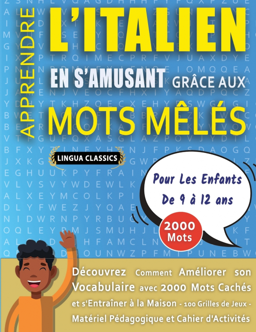 MOTS MÊLÉS GROS CARACTÈRES POUR ADULTES EN ITALIEN - ÉDITIONS JEUX DELTA - Un Cahier de Jeux avec 2000 Mots Cachés Géants en GRAND FORMAT - Mots Barrés pour Adultes et Seniors - 100 Grilles Amusantes 