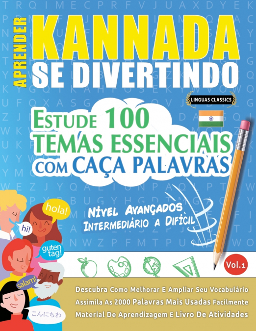 APRENDER KANNADA SE DIVERTINDO! - NÍVEL AVANÇADOS