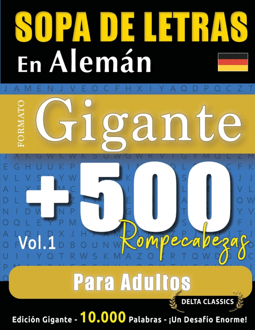 SOPA DE LETRAS EN ALEMÁN FORMATO GIGANTE