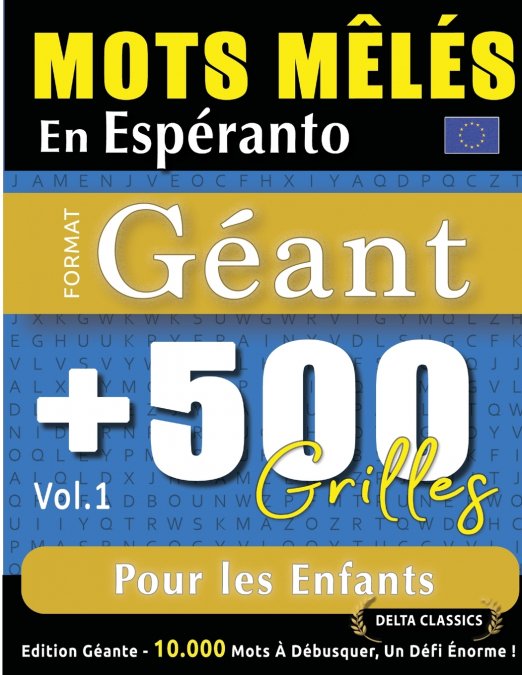 MOTS MÊLÉS EN ESPÉRANTO FORMAT GÉANT