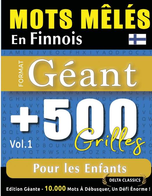 MOTS MÊLÉS EN FINNOIS FORMAT GÉANT