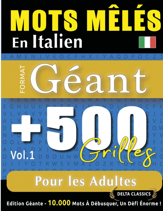 MOTS MÊLÉS EN ITALIEN FORMAT GÉANT