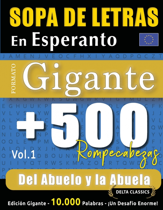 SOPA DE LETRAS EN ESPERANTO FORMATO GIGANTE