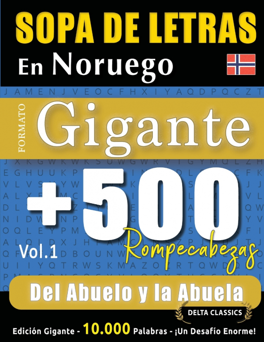 SOPA DE LETRAS EN NORUEGO FORMATO GIGANTE