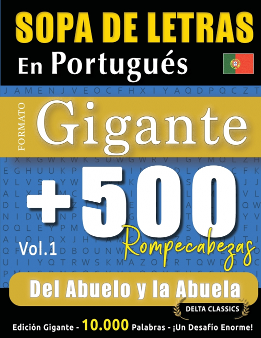SOPA DE LETRAS EN PORTUGUÉS FORMATO GIGANTE