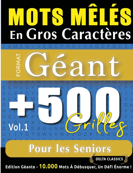 MOTS MÊLÉS EN GROS CARACTÈRES FORMAT GÉANT