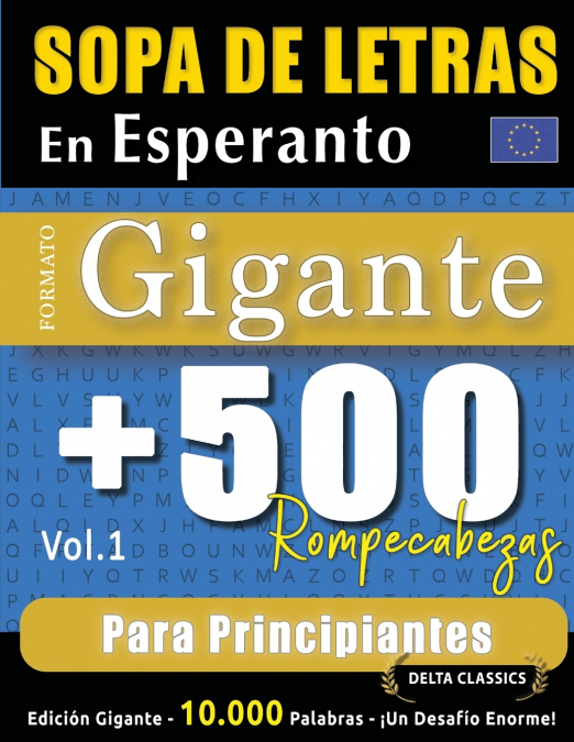 SOPA DE LETRAS EN ESPERANTO FORMATO GIGANTE
