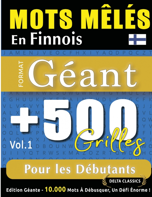 MOTS MÊLÉS EN FINNOIS FORMAT GÉANT