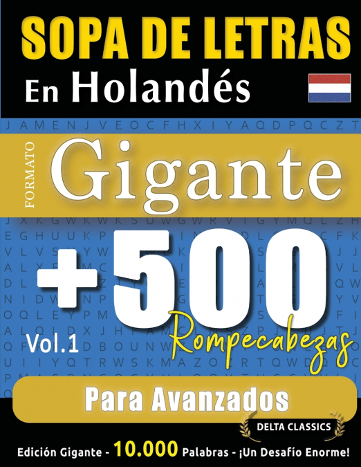 SOPA DE LETRAS EN HOLANDÉS FORMATO GIGANTE