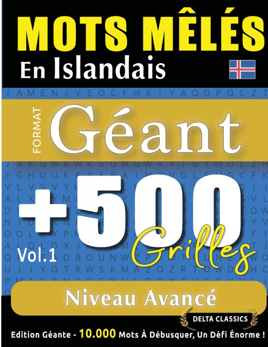 MOTS MÊLÉS EN ISLANDAIS FORMAT GÉANT