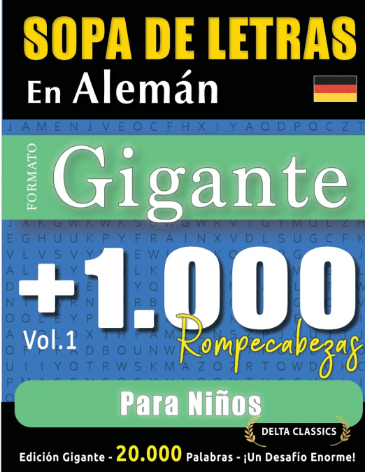 SOPA DE LETRAS EN ALEMÁN FORMATO GIGANTE